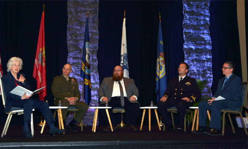 NPS President Explores Links Between Additive Manufacturing, Warfighting Readiness With Panelists at Sea-Air-Space