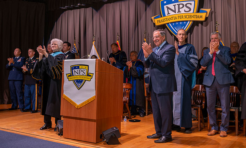 SECDEF Panetta Honors NPS 2024 Fall Graduates