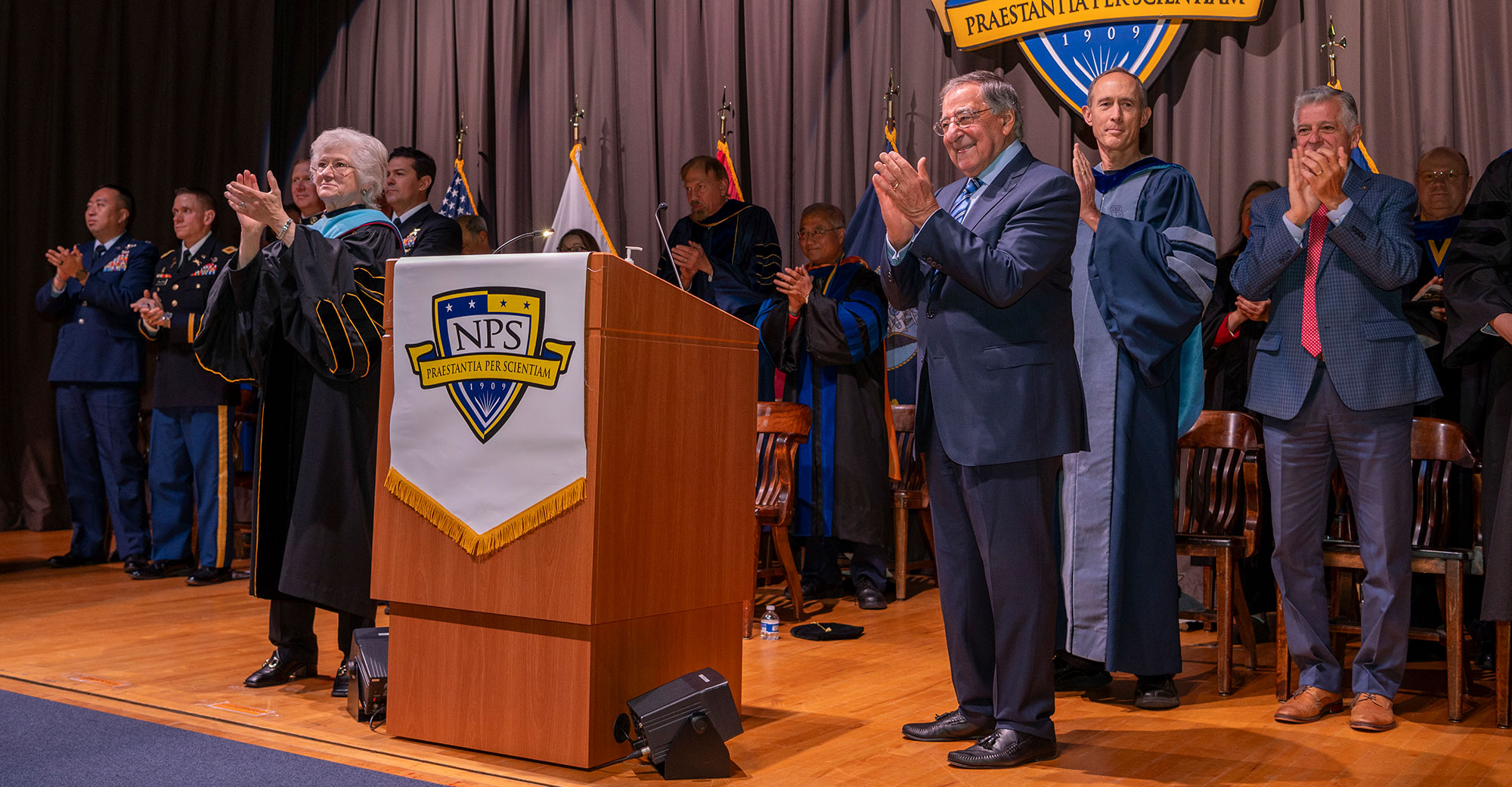 SECDEF Panetta Honors NPS 2024 Fall Graduates