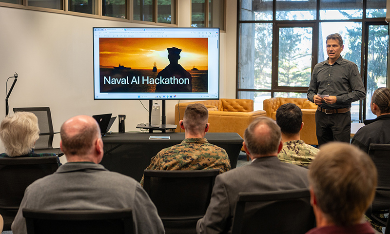 NPS Hosts AI Hackathon for Students to Solve Military Operational Problems